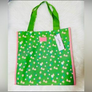 Mac & Jac Green Floral Tote Bag